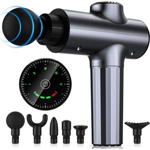 ApexArte® Massage Gun Professioneel - Massage Apparaat - Theragun - Grijs