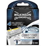 Wilkinson Men Scheermesjes Sword Quattro Titanium 8 stuks