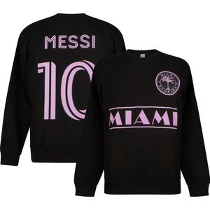 Miami Messi 10 Team Sweater - Zwart - Kinderen - 128