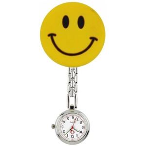 Fako® - Verpleegstershorloge - Zusterhorloge - Verpleegster Horloge - 3D Ketting - Emoji Smile