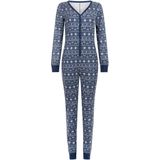 Hunkemöller Jersey onesie Fairisle Blauw XS
