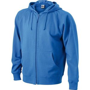 James and Nicholson Unisex Hooded Jacket (Koningsblauw)