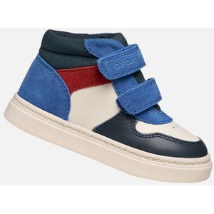 GEOX - Nashik - Sneakers - Licht Ivoor/Koningsblauw