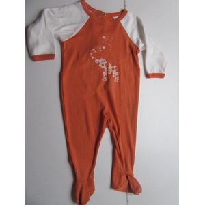 pyjama petit bateau 6maand , orange olifant in katoen 6 maan  67