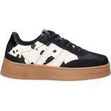 Nelson - Lage Sneakers - Panterprint - Dames - Gevoerd met Textiel - Memoryfoam Voetbed