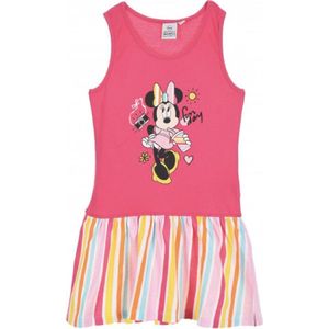 Disney Minnie Mouse zomer jurk - Fun day - fuchsia - maat 122/128 (8 jaar)
