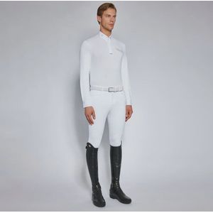 Cavalleria Toscana Wedstrijd Polo Shirt Men XS Wit