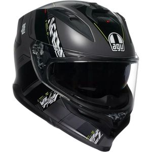 AGV - K7 Kyber - Integraalhelm - Mat Zwart Geel