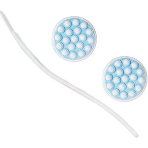 2-in-1 lang handvat lotion olie crème applicator scrub douche raspen kwast rug-inscriptie massagecrème massageapparaat