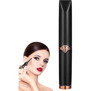 1 Oplaadbare elektrische wimperkruller - USB-oplaadbaar - Verwarmde wimperkruller - Instelbaar temperatuurontwerp - Compact en draagbaar - Perfect voor make-upliefhebbers en beautyliefhebbers - Zwart
