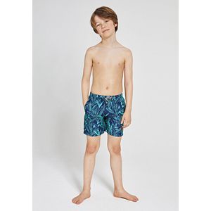 Shiwi Swimshort scratched leaves - mint groen - 116