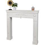 Urban living Openhaard Ombouw - Schouw Ombouw 107x18x100 cm - Wit