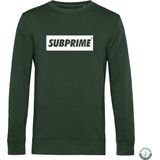 Subprime - Heren Sweaters Sweater Block Jade Groen - Groen - Maat L