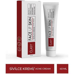 Clasy care - Acné Cream - Face Up Skin Care - Centella + Zinc + Niacinamide + Salicylic Acid | 40 ML | 1 Tube ORIGINEEL