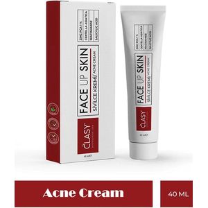 Clasy care - Acné Cream - Face Up Skin Care - Centella + Zinc + Niacinamide + Salicylic Acid | 40 ML | 1 Tube ORIGINEEL