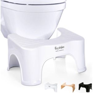 HOCA medische toilet kruk tegen aambeien, obstipatie, darmproblemen, winderigheid, opgeblazen buik, eenvoudig & effectief middel, ook voor de darmreiniging, ontgifting, voor een gezonde darmflora