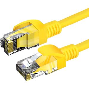 Rainbecom - Internetkabel 40 meter – CAT5E - Patchkabel – UTP CCA - Kabel - Ethernet Kabel - RJ45 - LAN Cable – Netwerkkabel – Geel