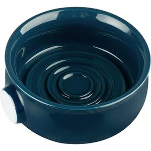 GTB® Scheerkom - Scheerkwast - Scheerkop - Antislip handvat - Grote capaciteit - 12x5cm - Donkerblauw