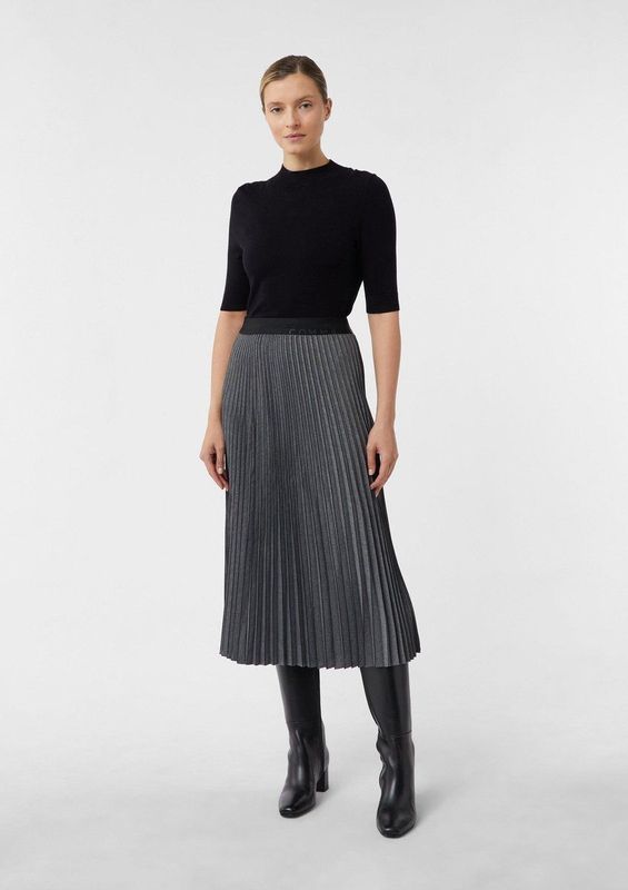 COMMA Rok  grijs / zwart