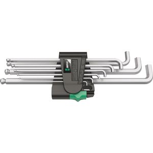 Hoeksleutelset metrisch verchroomd frame - 9-delige set - 950 PKLS/9 SM SB 05073594001