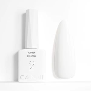 Canni Rubber Base UV Gellak Puur Wit - 9 ml - 02 - Rubber Base Coat - Rubber Base Gel - Rubber Base Gellac - Canni Gellak - Gellak Nagellak