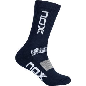 Padel sokken NOX - Donker Blauw Wit - one size 39-45