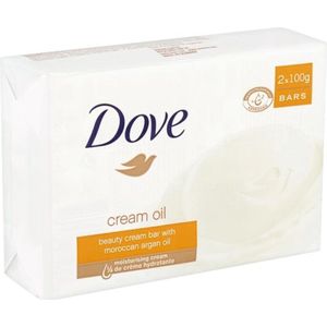 Dove Zeep – Cream Arganolie - Duopak 2 x 100 gram