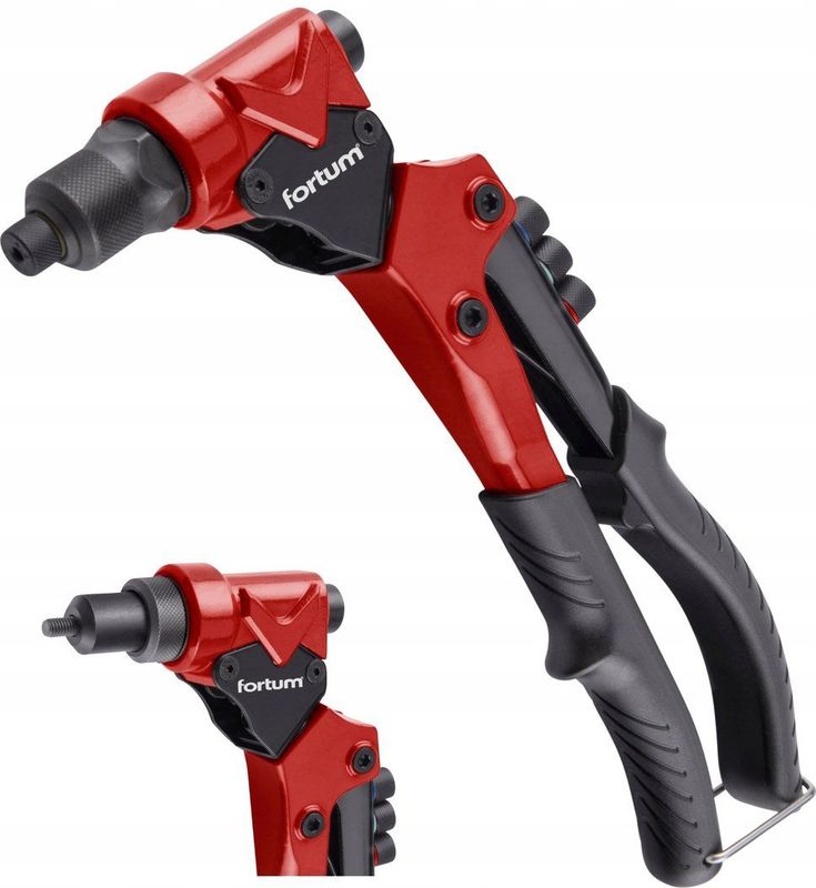 Fortum Nit- & Blindklinknageltang 360° Draaibare Kop 2-in-1