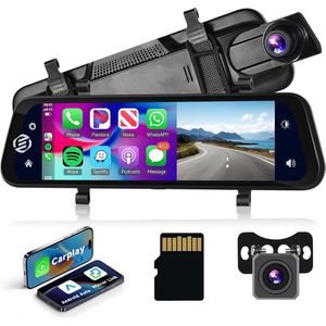 Equivera Dual Dashcam - Dashcam Voor En Achter - Auto Camera Dashcam - Dashcam Auto - Dual Dashcam Voor Auto