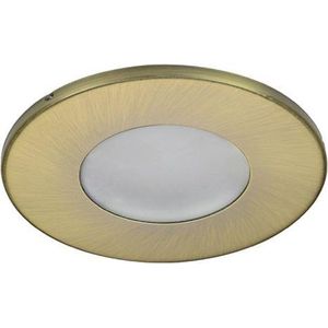 IP44 LED inbouwspot - Smilla -Rond Brons -Extra Warm Wit -Dimbaar 4W -Philips