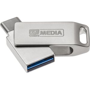 MyMEDIA My Dual USB 3.2 Gen 1 /USB C Drive 16GB USB-stick 16 GB Zilver 69268 USB-A 3.2 Gen 1, USB-C