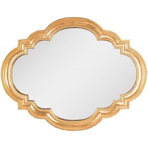 Spiegel 65x50 cm Goudkleurig Kunststof Grote Spiegel Wand Spiegel Muur Spiegel