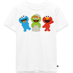 Sesamstraat Baby Cookie Monster, Oscar & Elmo Premium T Shirt Kinderen