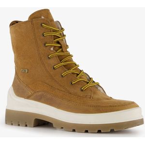 Be Mine leren dames veterboots cognac - Maat 39 - Uitneembare zool