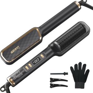 Haarstylers 2-in-1 met Keramische Technologie en 30 Temperatuurinstellingen voor Veilige Styling