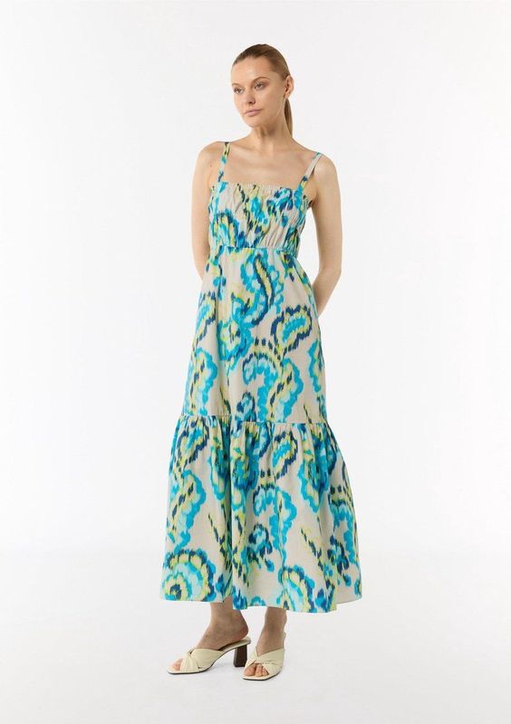 comma - Maxi-jurk - Katoen - Zomer - Luchtig
