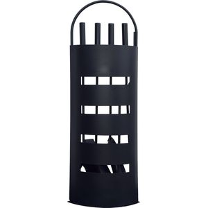 Home & Styling 5-Delige open haard set RVS - zwart
