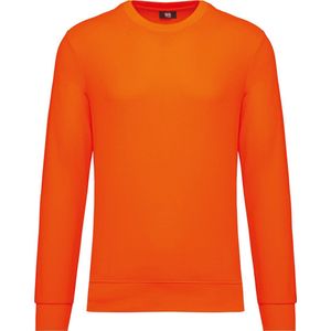 WK. Designed To Work Duurzaam uniseks sweater polyester/katoen WK405 - Fluorescent Orange - 5XL
