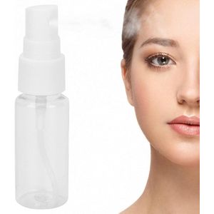 Lege Plastic Spuitfles - Transparante Verstuiver - Navulbare Parfumverstuiver - Anti-mors Spuitcontainer - Reisformaat 15ML .