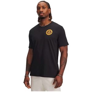 Under Armour - Armour Club - T-shirt - Zwart - Korte Mouwen