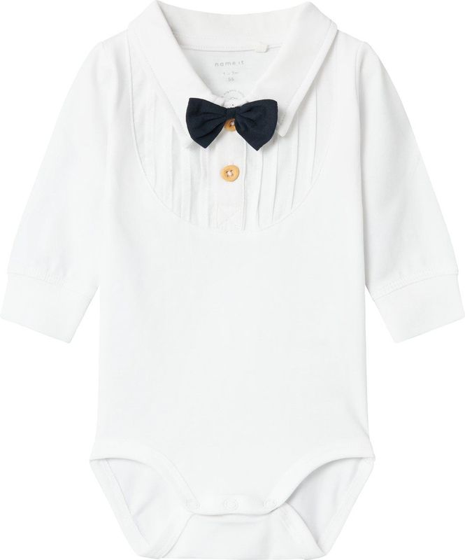Name It - Ramus Bowtie - Romper - Bright White