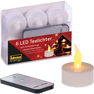 Led-theelichtjes met flikkerend licht - Elektrische kaarsen voor sfeervolle decoratie