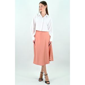 YesMooi - Satijnen Midirok - Roze - S (36)
