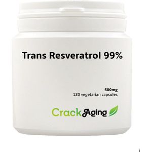 Trans Resveratrol 99% 500mg, 120 Vegetarische capsules