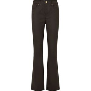 Pepe Jeansvoor vrouwen. PL204846 Jeans Flare Hw Gecoat zwart (24/32), Casual, Katoen, Denim, Duurzaam