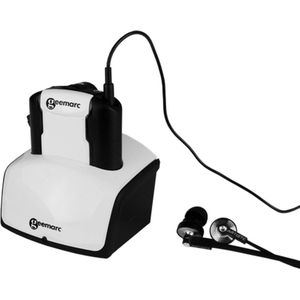 GEEMARC CL7350AD OPTICLIP EXTRA headset voor draadloze TV-HEADSET TV-LUISTERSET met 125dB VERSTERKING