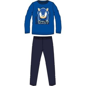Sonic The Hedgehog Pyjama Blauw Katoen Maat 104