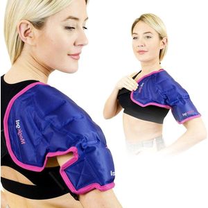 Herbruikbaar Schouderijspakket met Warme en Koude Therapie - Schoudersteun voor Dames en Heren - Flexibele Warmtekussen voor Linker- of Rechterschouder