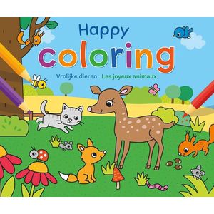 Happy Coloring - Vrolijke dieren / Happy Coloring - Les joyeux animaux