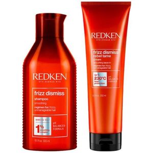 Redken Frizz Dismiss Reno Shampoo 300ml + Leave-in 250ml